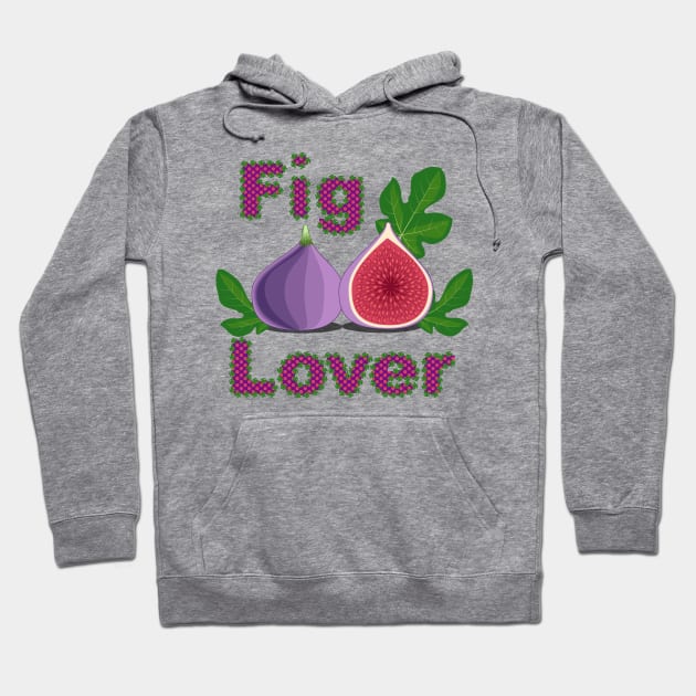 Fig Lover Hoodie by Designoholic